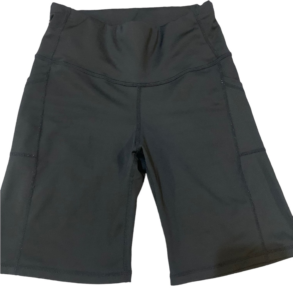 Spandex black bike shorts
